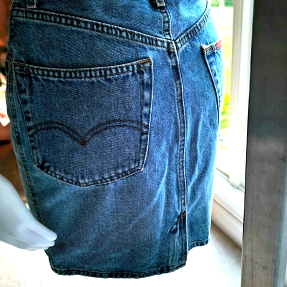 French Rica Lewis Denim Skirt Size 5 - Picture 6 of 11